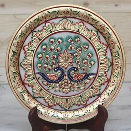 HANDICRAFTS PARADISE Red and Green Marble Showpiece-picture-26