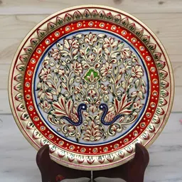 HANDICRAFTS PARADISE Red and Green Marble Showpiece-picture-29