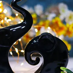 GW CREATIONS Black 2 Pieces Figurine Showpieces-image-92