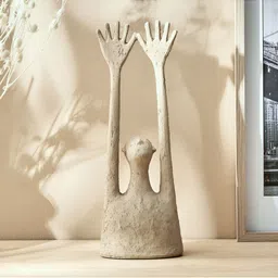 Home Centre Off White Figurine Showpiece-image-23