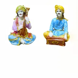 GW CREATIONS White & Blue 2 Pieces Figurine Showpieces-picture-26
