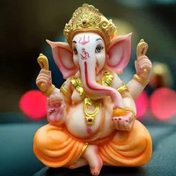 Vrinban International Orange Religious Idol Showpiece-picture-46
