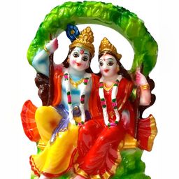 ESVAR STONECRAFT Red & Green Religious Idol Showpiece-image-95