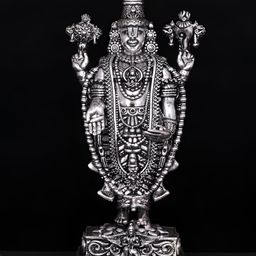Exotic India Silver-Toned Religious Idol Showpiece-image-8