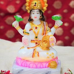 Gallery99 White Laxmi Handpainted Idol Showpieces-image-68