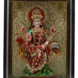 ESVAR STONECRAFT Red & Brown Religious Idol Showpiece-image-90