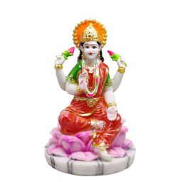GLOOKS Red Laxmi Mata Idol Showpiece-image-72