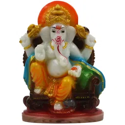 ESVAR STONECRAFT White and GoldToned Religious Idol Showpiece-image-31