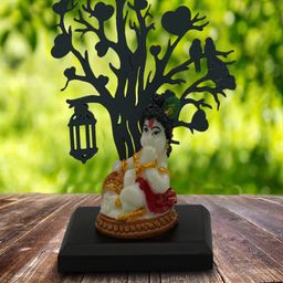 Gallery99  Black & Red Bal Krishna Marble Showpieces-image-33