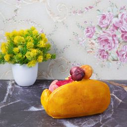 FASHIYANOO Yellow Sofa Couple Sofa Showpiece-image-37