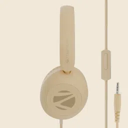 zebronics Zeb -Boom, In-Line Mic, 1.5 Meter Cable, 3.5mm Jack, Soft Cushion, 40mm Drivers Wired Headset image 2