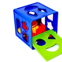 therichjd Blocks Shape Sorter Cube Building Blocks image 5