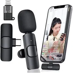 MGEdge Wireless K8 Mic, Mike for YouTube, Vlogging, Recording for Mobile #JustHere A5 Camera Microphone-1