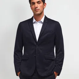 arrow Men Chevron Single Breasted Formal Blazer-picture-20