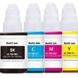 trendvision GI- 790 BLACK, CYAN,YELLOW,MAGENTA COMBO Ink Compatible PIXMA G1000,G1010, Black + Tri Color Combo Pack Ink Bottle-image-20
