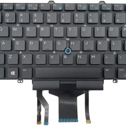 SellZone Latitude E5550 E5570 E5580 5550 5580 5590 5591 with Backlit & Pointer Laptop Keyboard Replacement Key image 5
