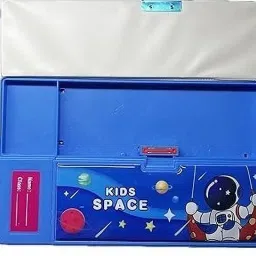 School Compaas Box Two Type Art Plastic Pencil Box-image-4