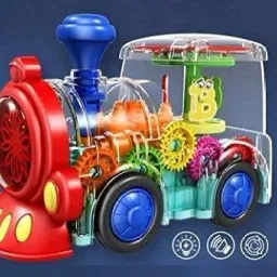 Concept Musical and 3D Lights Kids Transparent Car, Toy for 2-5 Year Kids (3D Musical & Light Engine)-image-18