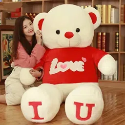 Long Soft Lovable hugable Cute Giant Life Size Teddy Bear (New Soft Toys, 100cm) - 100 cm-image-65