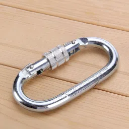 Stainless Steel Oval Snap Hook with Screw Lock Locking Carabiner-image-33