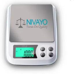 NIVAYO DM-3 500gx 0.01g (10mg) Digital Jewellery Weighing Scale, Gold & Silver ornaments Weight Measuring machine Weighing Scale {for research} Weighing Scale,RT-111 (Multicolor) Weighing Scale-28