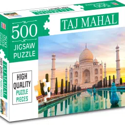 Taj Mahal 500-Piece Jigsaw Puzzles for Kids and Childrens – Ages 9+-25
