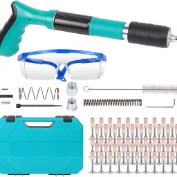 Steel Nail Gun Wall Fastening Tool Nails Rivet Tool Portable Mini Nail Shooting Machine Corded Nailer-10