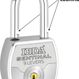 ibda same key lock | 5 lock with common key |multiple lock with single key|steel body Padlock image 3