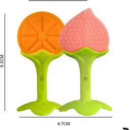 dakos Fruits Shape Teethers for Baby, Baby Chew Toys & Mittens Teether image 4