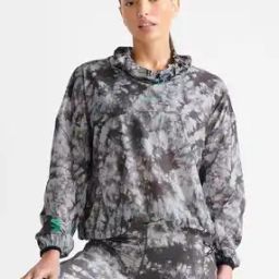 Run Ltw Rain Shell Tie-Dye Print Hoodie-image-36