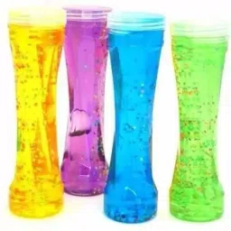 Designer and Pretty Crystal Colorful Sparkling Glittery Slime for Kids Pack of 4 Multicolor Putty Toy-image-26