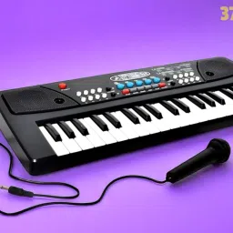 X18 Keys Piano Toy with Microphone, USB Power Cable & Sound Recording Best Birthday Gift for Boys and Girls Musical Instruments Analog Digital Piano-image-76