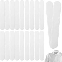 20pcs Collar Protector Sweat Pads - White Collar Grime, Self-Adhesive Neck Liner Sweat Pads-picture-14