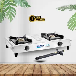 Cutie with Black Beauty Gas Lighter, ISI marked LPG cooktop with Cast Burners Stainless Steel Manual Gas Stove-image-26