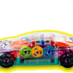 Transparent Musical Concept Racing Car with 3D Flashing LED Lights for Kids-442-image-86