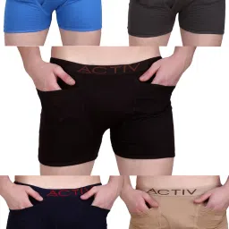 Pack of 5 Solid Men Trunk-image-55