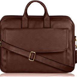 Grey & Brown Color PVC Coated Fabric 28L Messenger Bag For Men SDBG110 Waterproof Messenger Bag-image-76