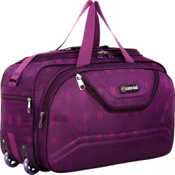 60 L Strolley Duffel Bag - AM01_18 - Purple - Large Capacity-image-86