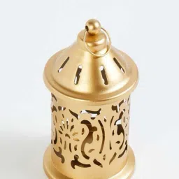 Metal hanging Lantern and table top for decor Gold Iron Hanging Lantern Gold Iron Hanging Lantern-picture-35