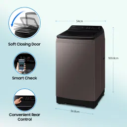 samsung 10 kg with Wi-Fi Enabled Fully Automatic Top Load Brown image 3