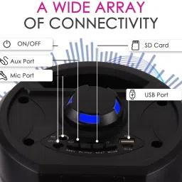 KRISONS Part Beats 60 W Bluetooth Party Speaker image 3