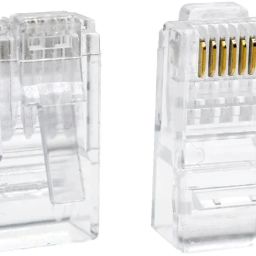TOOLBUX RJ45 Plug Connector CAT5 Network LAN Crimp 28 Pc Unshielded Network Network Interface Card-35