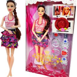 poksi Super Model Sparkle Doll with gorgeous and Long hairs and maximum joints for movements image 4