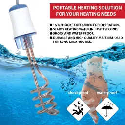 ISI Mark High Quality MRC-202 Waterproof & Shockproof 2000 W Shock Proof Immersion Heater Rod-picture-19