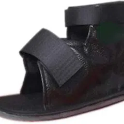 Cast Shoe Foot Support Shoe Orthopedic Covering Plaster on Black Foot Support-image-3