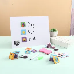 Spell World Magnetic Learning Set with Fun Alphabets & Magnetic Board and Marker-image-98