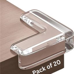 Baby Safety Corner Guards Silicone Table & Furniture Edge Protectors (Set of 20)-image-47