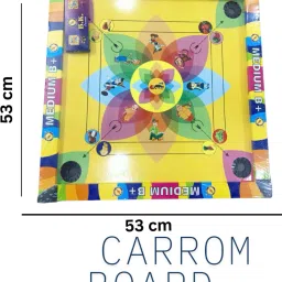 5 IN 1 CARROM LUDO BOARD 3 cm Carrom Board-image-76