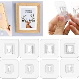 sjk (Pack of 10) Self-Adhesive Male Female Hook 890 Hook 10-picture-26