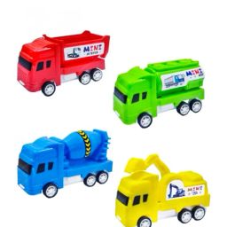 FRICTION POWERED Construction Vehicle Toys for kids set of 4 Pc-11